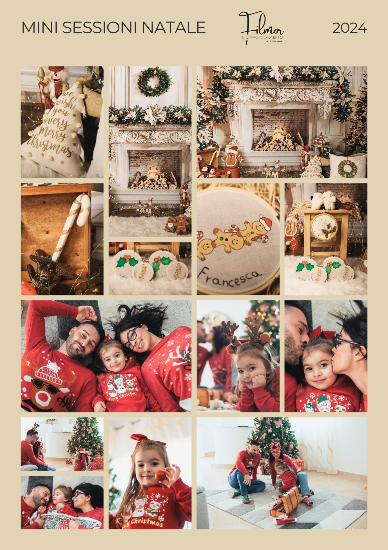 Mini sessioni natale foto 2024